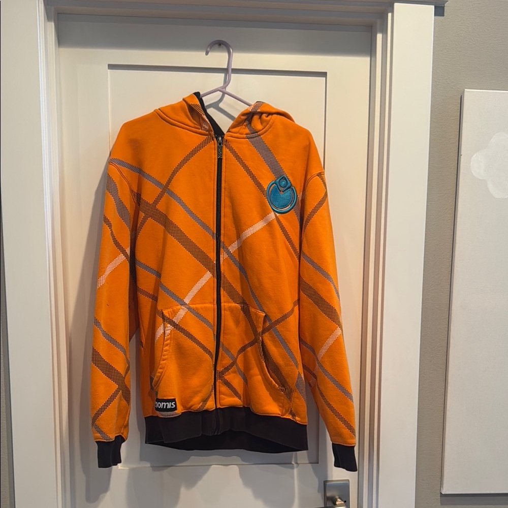 Orange Zip Up